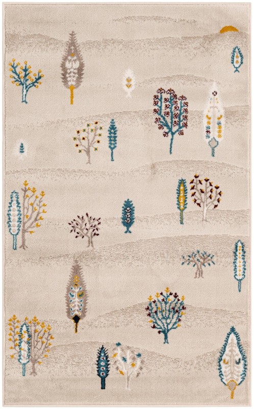 Ironwood · Abstract rug, ivory