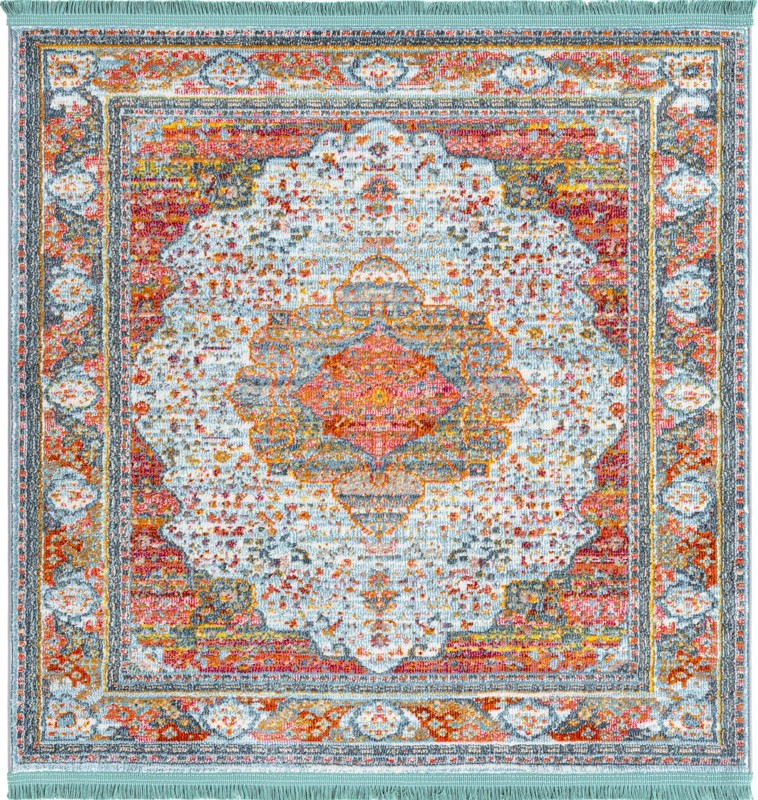 4' x 4' Lanier · Border rug