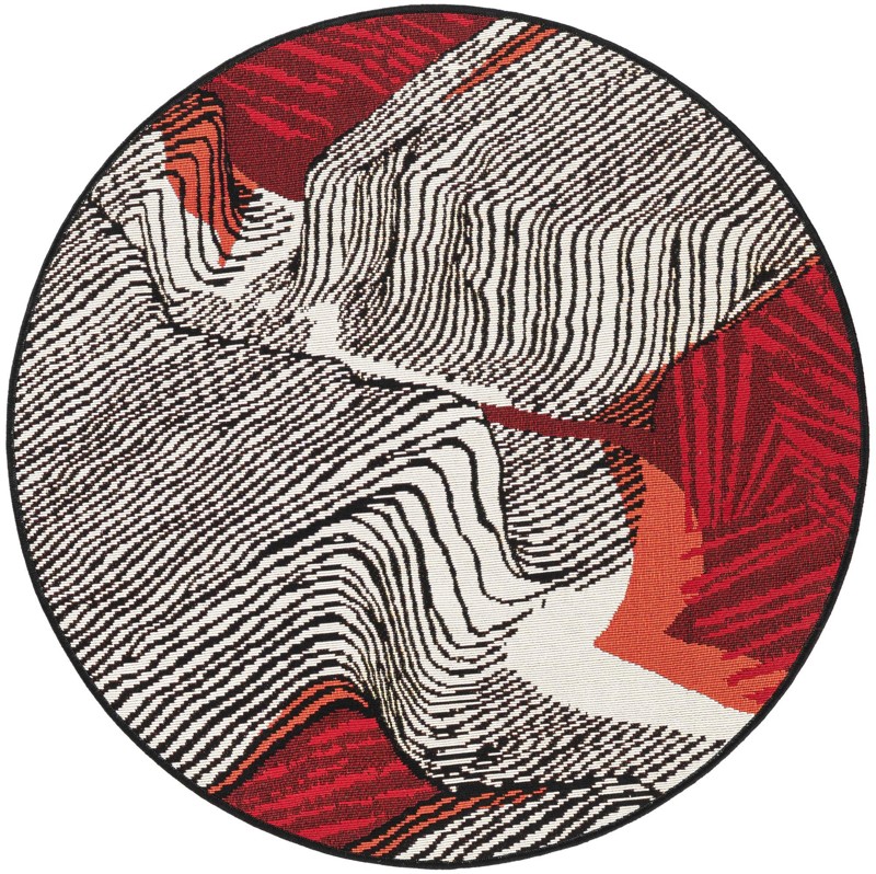 3' x 3' Orchard · Abstract Outdoor Rug
