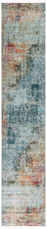 2' 7 x 13' Colfax · Border rug, multicolor