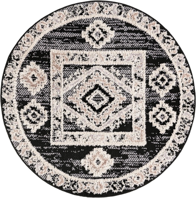 4' x 4' Hillcrest · Border rug