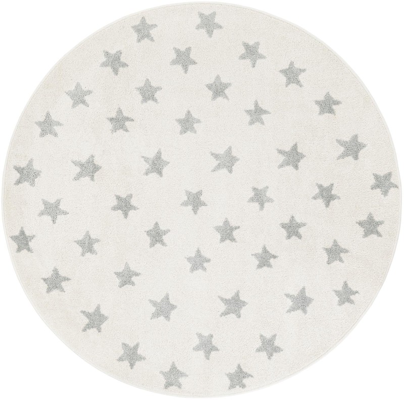 5' x 5' Dorsey · Rug, daisy white