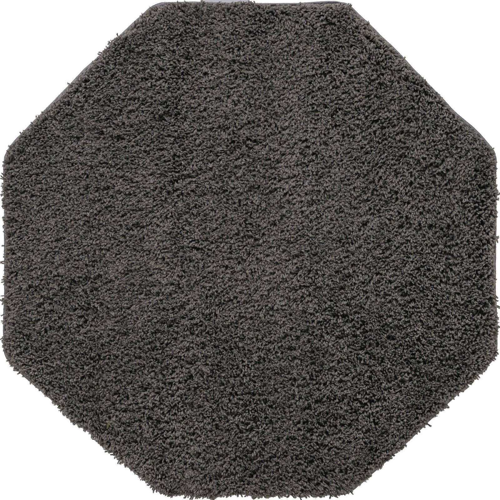 4' x 4' Hartwell · Solid Shag Rug, darkgray