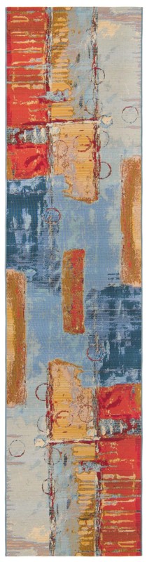 2' 7 x 10' Lomax · Abstract Outdoor Rug