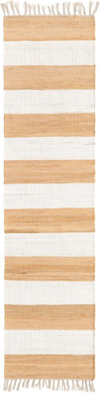 Flagstaff · Striped Chindi Rug, beige