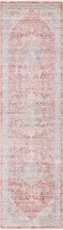Meridian · Border rug, red