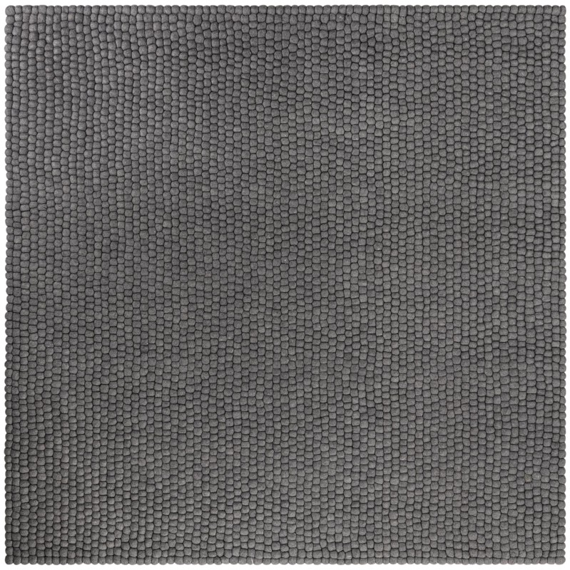 7' 10 x 7' 10 Hawthorne · Solid Wool Rug, gray