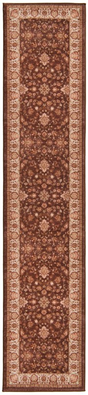 Bluebell · Floral rug, brown and ivory