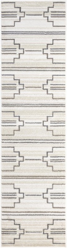 2' 7 x 10' Twinbrook · Geometric rug, ivory