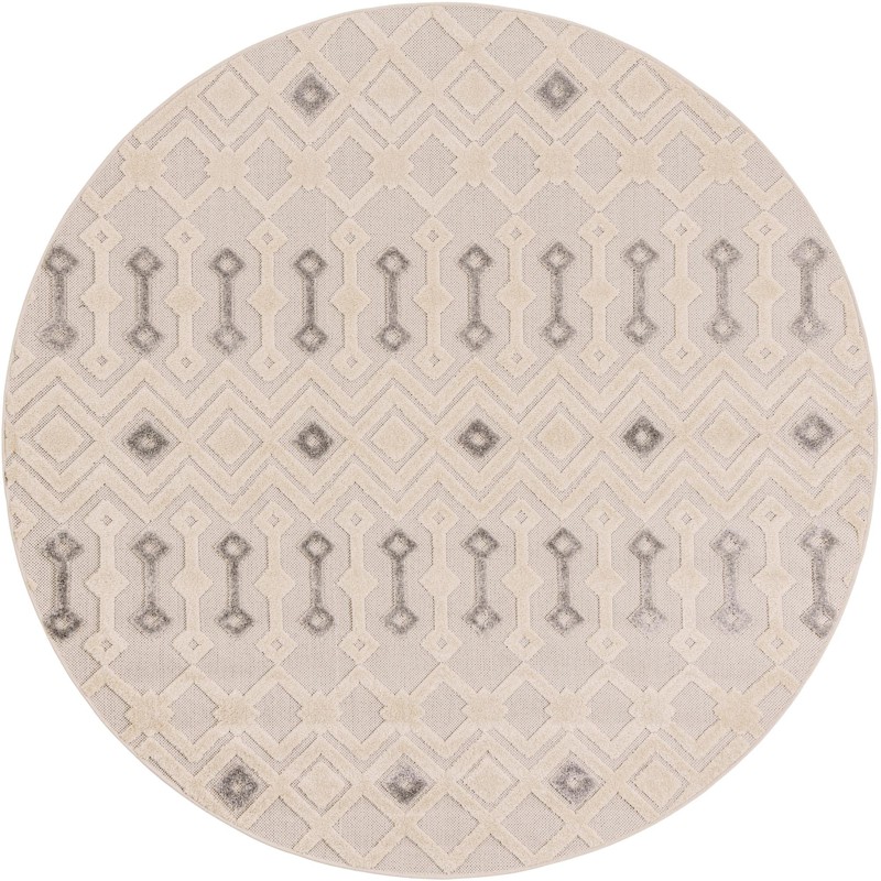 6' x 6' Rothwell · Diamond rug, sandy beige
