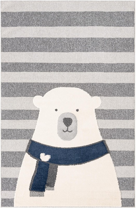 6' x 9' Whitcomb · Striped rug, gray