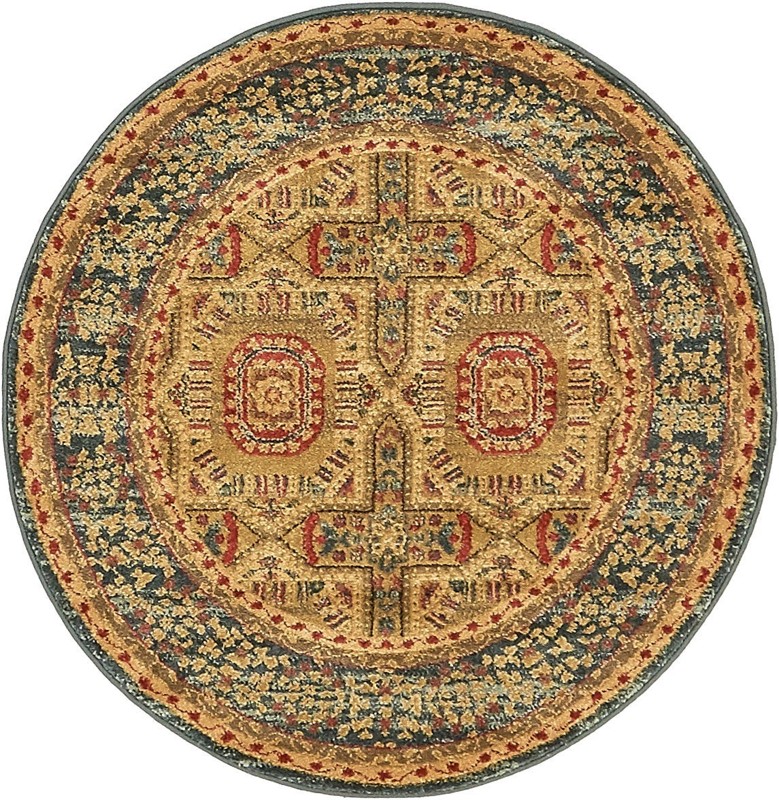 3' 3 x 3' 3 Connell · Border rug