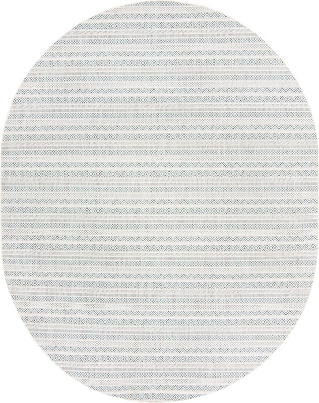 7' 10 x 10' Merlin · Geometric Outdoor Rug, teal