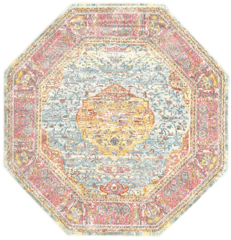 5' x 5' Simmons · Border rug