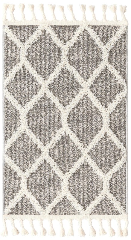2' x 3' Kirkwood · Diamond rug, gray
