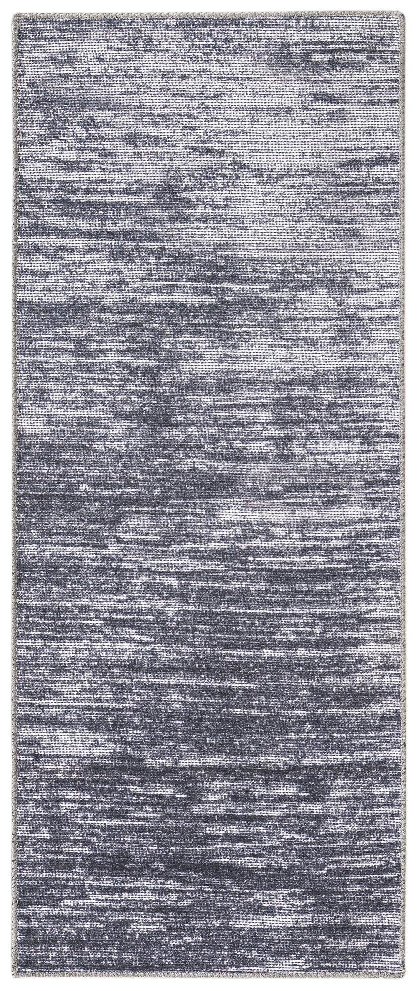 2' x 5' Prewitt · Gradient lines rug, gray and ivory