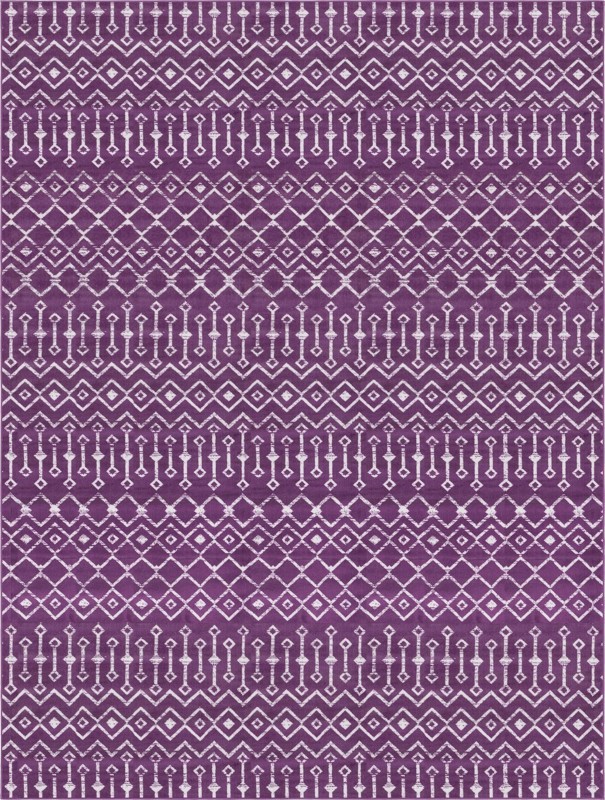 Dudley · Chevron rug, violet