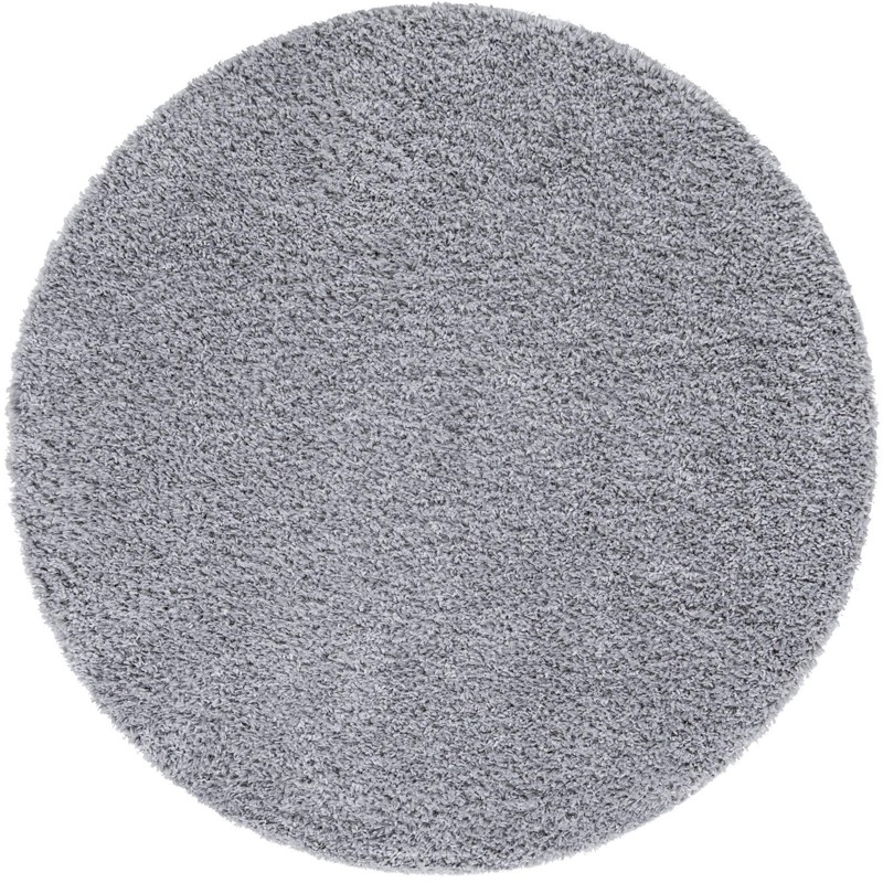 5' 3 x 5' 3 Dunham · Solid Shag Rug, lgrey