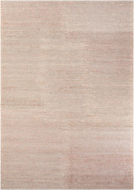 Keeler · Solid Wool Rug, pink and gray