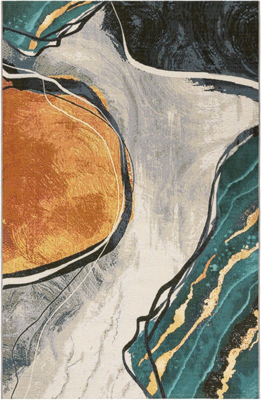 5' 3 x 8' Lomax · Abstract Outdoor Rug