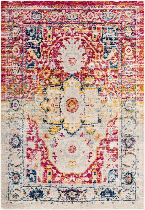 6' x 9' Pierce · Border rug
