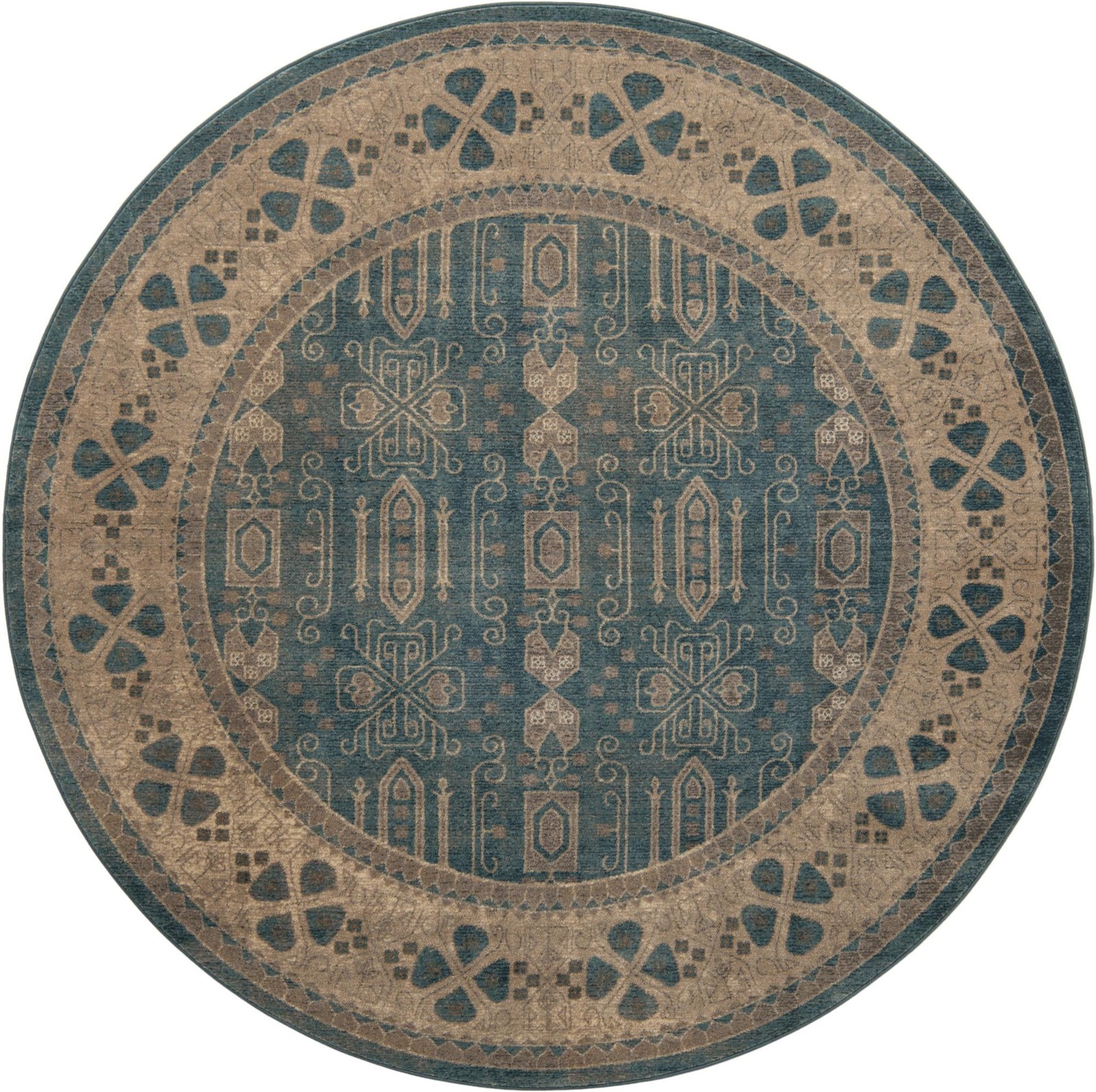 7' 3 x 7' 3 Esmond · Border rug