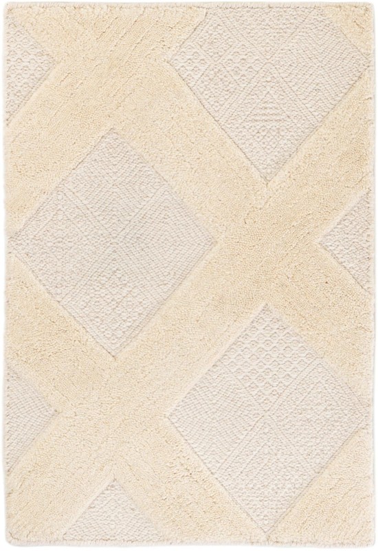 2' x 3' 1 Guthrie · Diamond Wool Rug, ivory