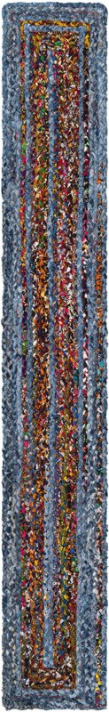 1' 2 x 8' Paducah · Striped Chindi Rug, multi