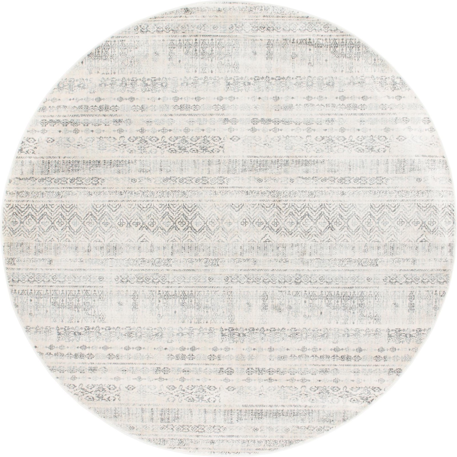 8' x 8' Keswick · Abstract rug, ivory