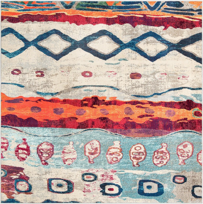 Paxman · Abstract Washable Rug, multi