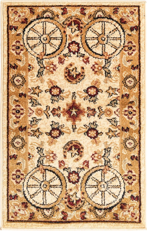 Tabor · Border rug, ivory