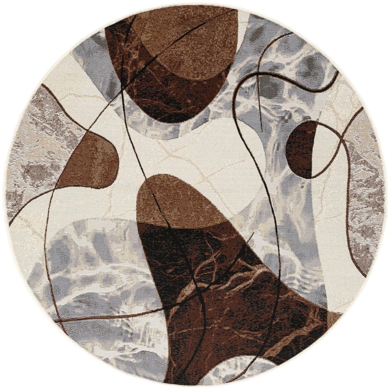 5' x 5' Ruskin · Abstract Outdoor Rug