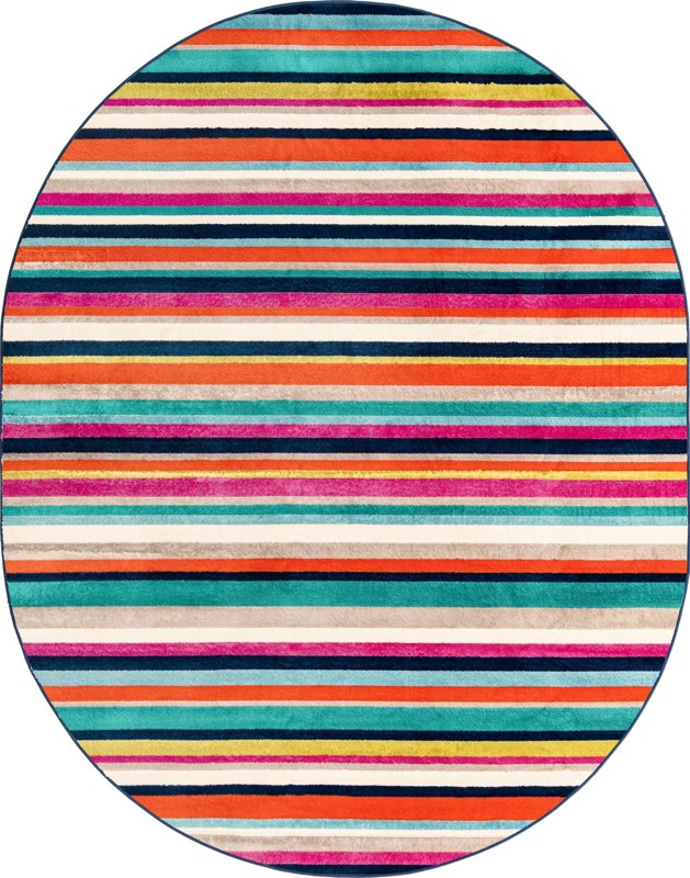 7' 10 x 10' Vernal · Striped rug, multi