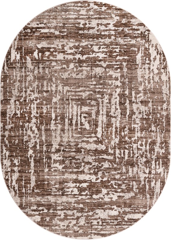 7' x 10' Wrenfield · Abstract rug, chocolate and beige