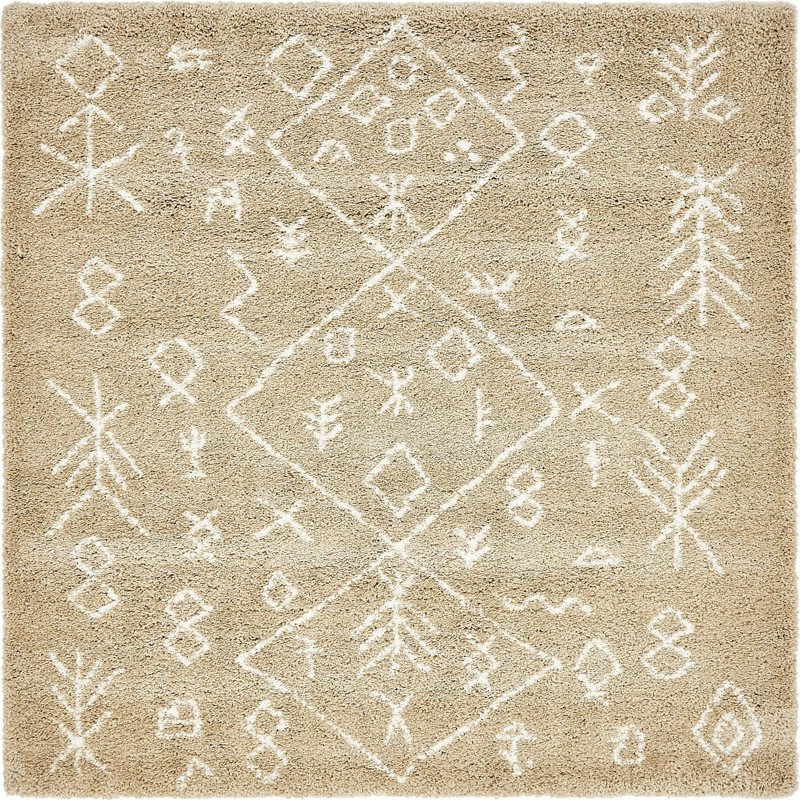 8' x 8' Jameson · Diamond Shag Rug