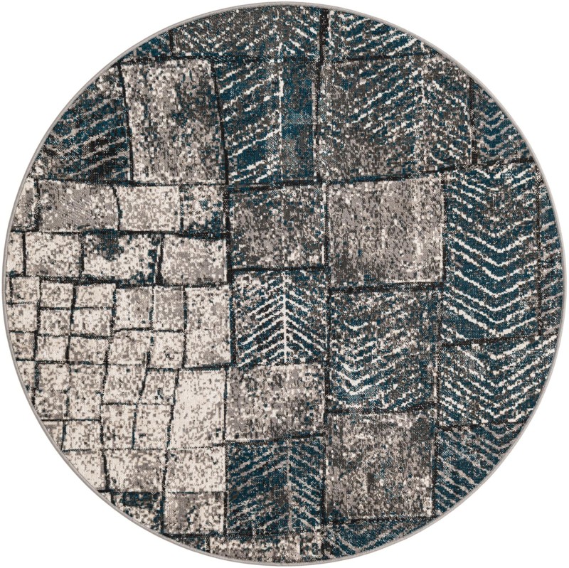 Appleton · Chevron rug, grey