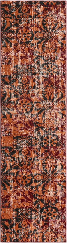 Carrick · Medallion rug, rust
