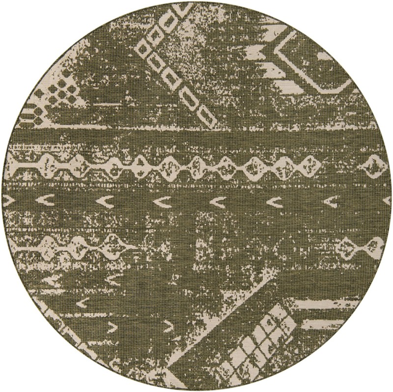 Wildman · Abstract Outdoor Rug, green