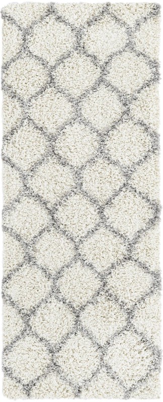 2' x 5' Barnett · Trellis Shag Rug, ivory