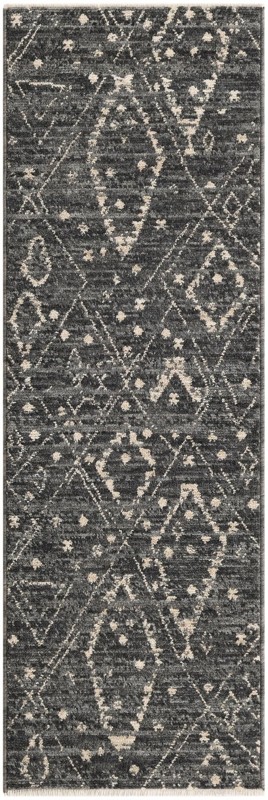 2' x 6' 3 Ashford · Diamond rug, blue