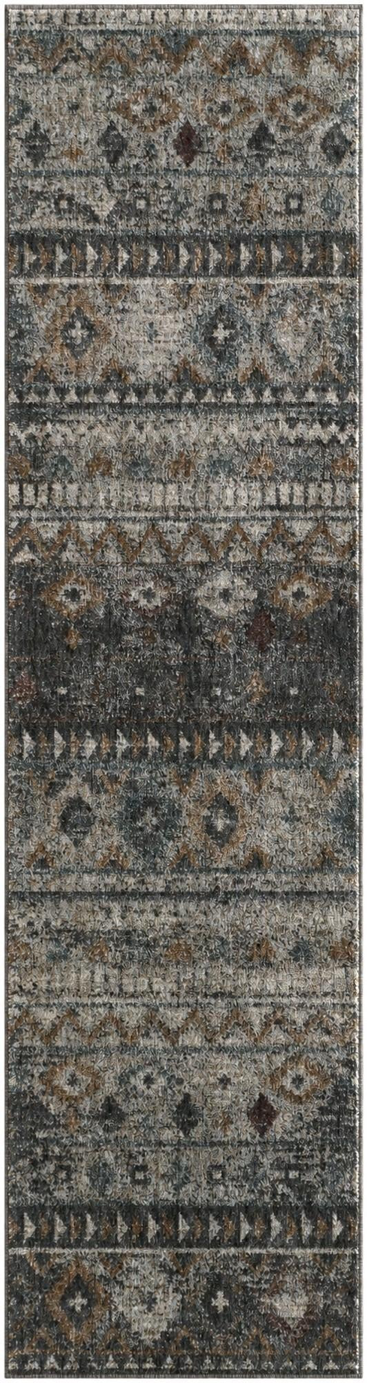2' 7 x 10' Emporia · Chevron rug, khaki gray