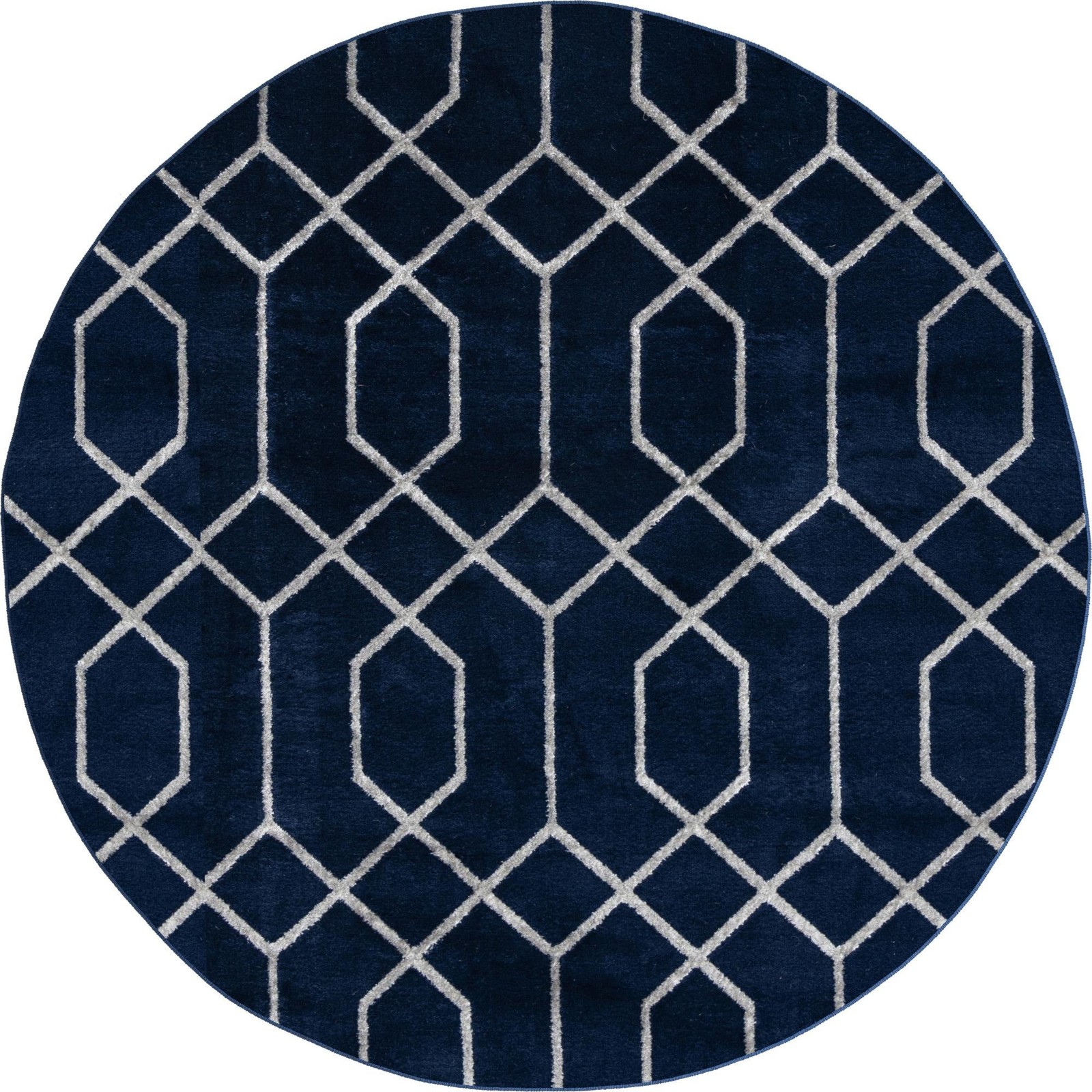 3' x 3' Cowley · Geometric rug