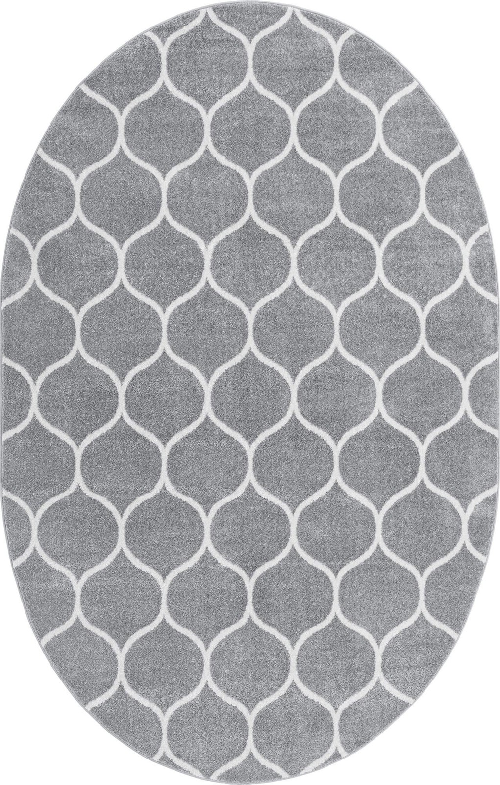 3' x 5' 3 Ingram · Lattice rug, gray and ivory