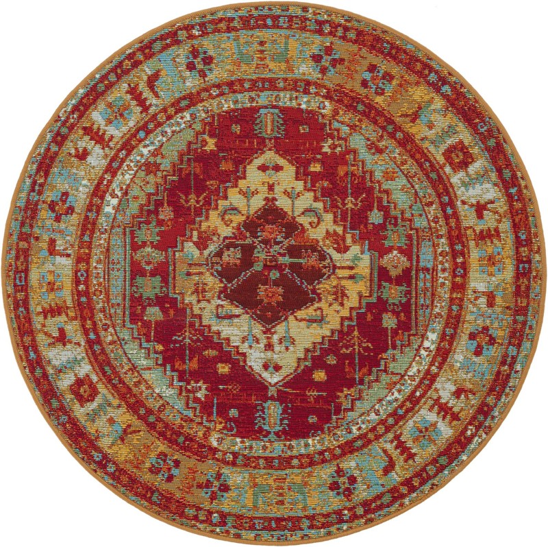 3' x 3' Lomax · Border Outdoor Rug