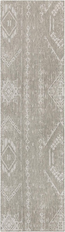 3' 3 x 12' Wildman · Diamond Outdoor Rug, gray