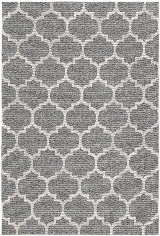 5' x 7' 2 Enid · Lattice rug, anthracite