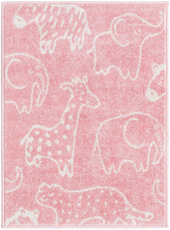 Ernest · Animal print rug, pink