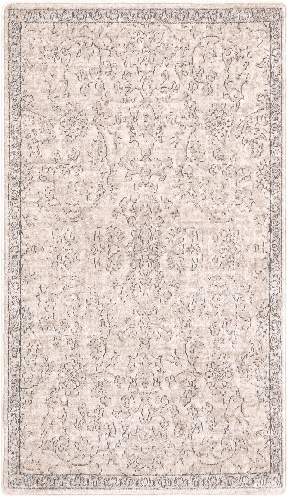 3' 3 x 5' 3 Lumley · Border rug, ivory