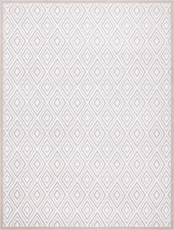 10' 8 x 14' Brattleboro · Diamond rug, snow white