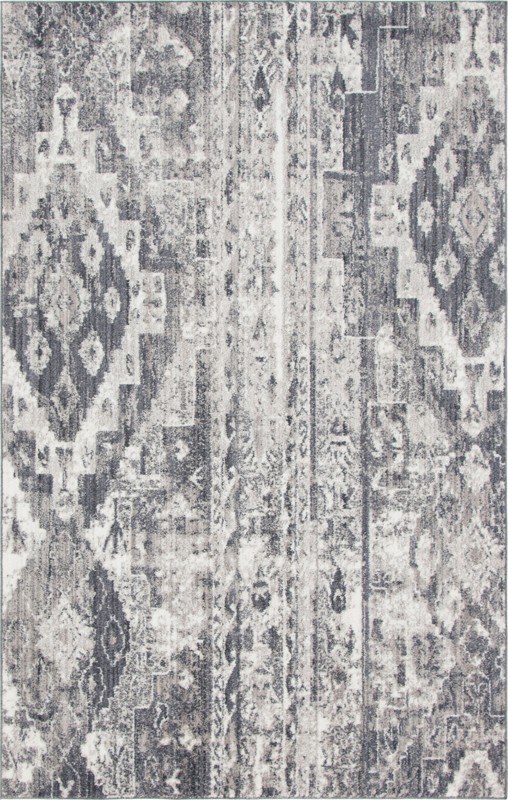 Quinn · Abstract rug, gray